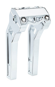 PERFORMANCE RISERS - PULL BACK (CHROME) - 1.25" Clamping