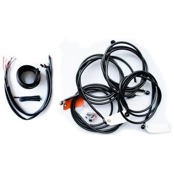 HANDLEBAR CABLE/BRAKE & CLUTCH LINE/WIRE KITS AND COMPONENTS / STAINLESS  STEEL / BLACK