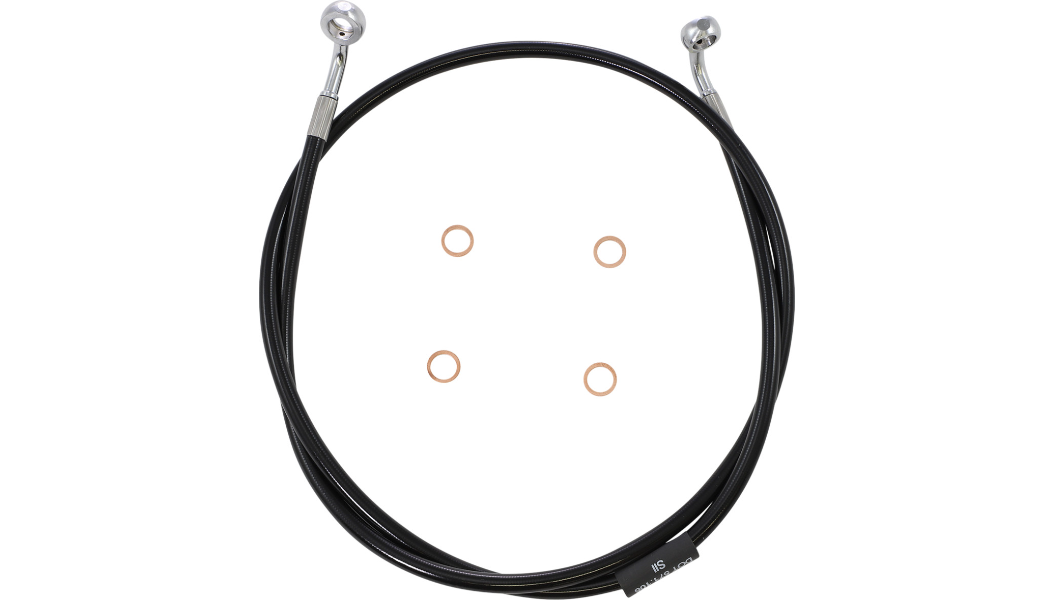 BRAKE LINE KIT BLACK VINYL FOR 12"-14" APE HANGERS