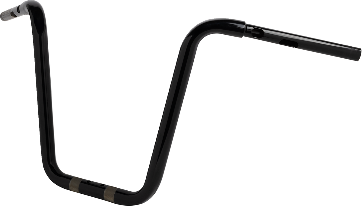 Handlebar - Twin Round - 1-1/4" x 14" - Black - image 2