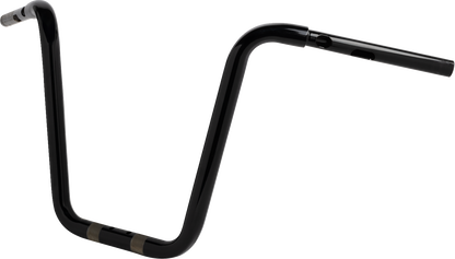 Handlebar - Twin Round - 1-1/4" x 14" - Black - image 2
