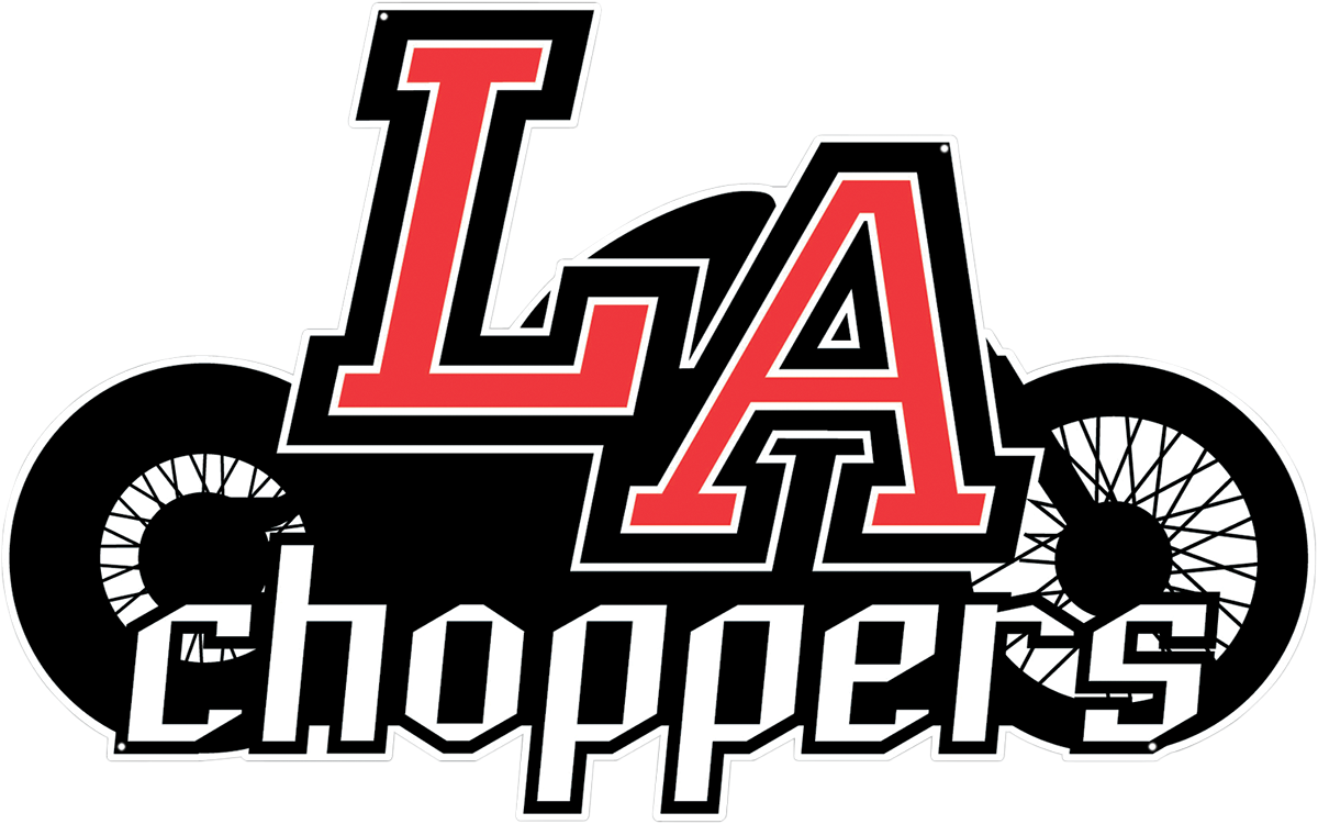 METAL SIGN (LA CHOPPERS)