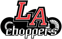METAL SIGN (LA CHOPPERS)