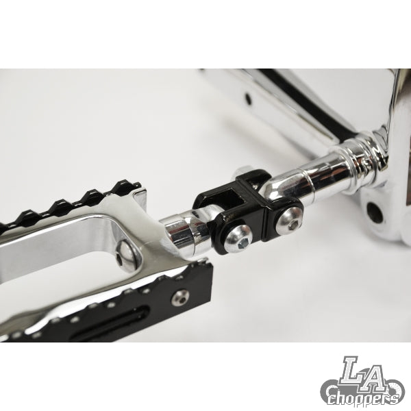 ADAPTERS FOR MALE MOUNT FOOTPEGS BLACK UNIVERSAL