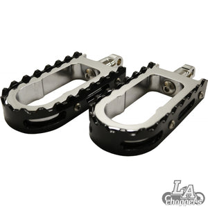 FOOTPEGS BMX STYLE CHROME/ BLACK