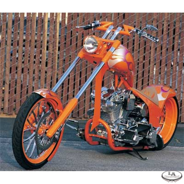 OLD SCHOOL ORIGINAL OUTLAW Z-BAR 1 1/4" CHROME FOR HD