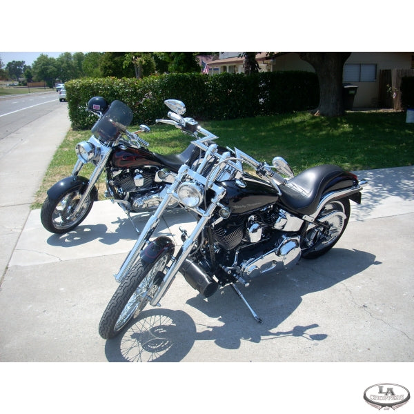 OLD SCHOOL ORIGINAL OUTLAW Z-BAR 1 1/4" CHROME FOR HD