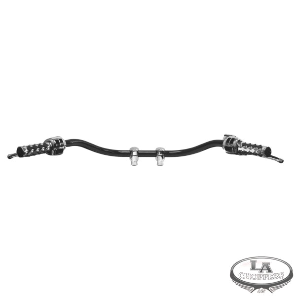 1 1/4" DIAMETER HEFTY BEACH BAR BLACK FOR HD