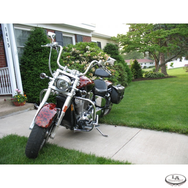 1 1/4" DIAMETER HEFTY APE HANGER BAR 10" CHROME FOR HD