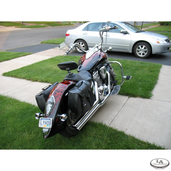 1 1/4" DIAMETER HEFTY APE HANGER BAR 10" CHROME FOR HD