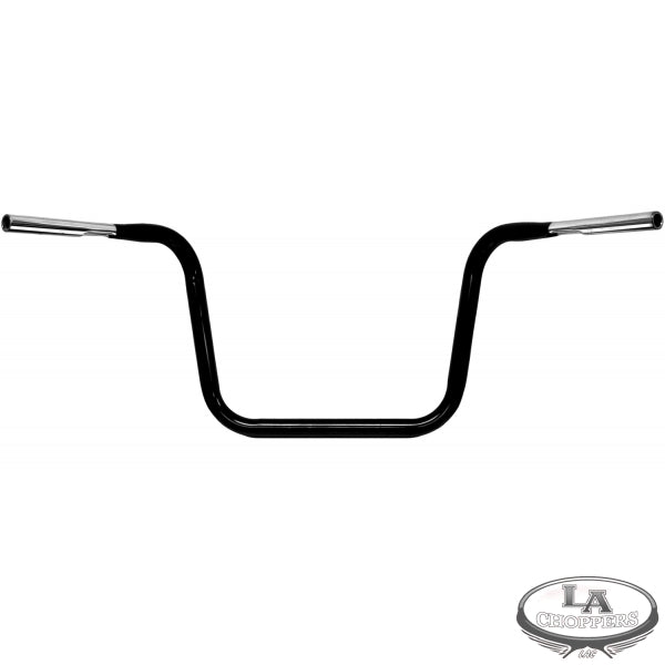 1 1/4" DIAMETER HEFTY APE HANGER BAR 12" BLACK FOR HD