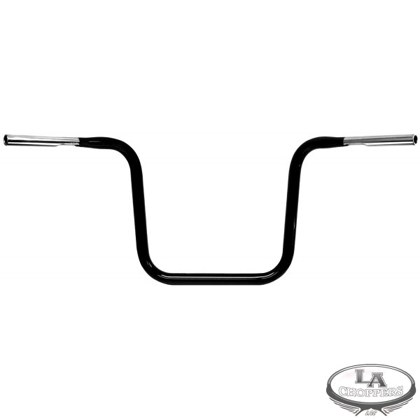 1 1/4" DIAMETER HEFTY APE HANGER BAR 14" BLACK FOR HD
