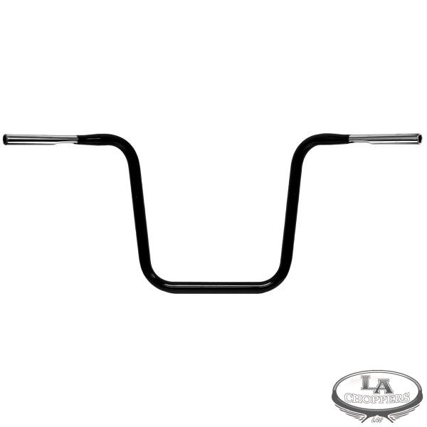 1 1/4" DIAMETER HEFTY APE HANGER BAR 16" BLACK FOR HD