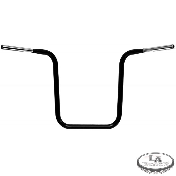 1 1/4" DIAMETER HEFTY APE HANGER BAR 18" BLACK FOR HD