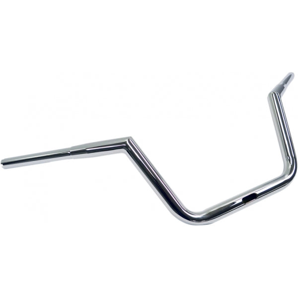 HANDLEBAR TWINPEAK / 8.5" TALL, 7.5" PULLBACK, 36" WIDE, 12" ENDRISE, 8.5 CENTER WIDTH / NATURAL-CHROME