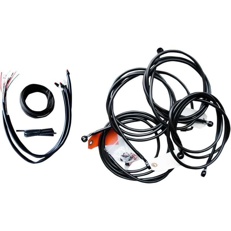 BAGGER TWIN PEAKS KIT W/ CABLES (BLACK)