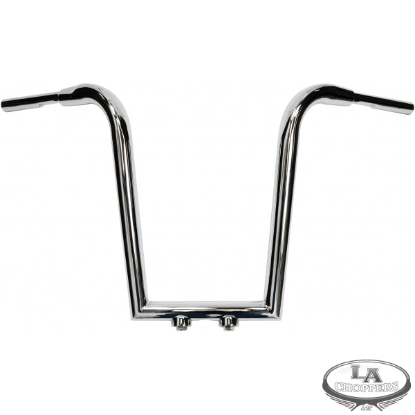 1 1/2" TREE HUGGER MITER CUT APE HANGER BARS 16" CHROME HD