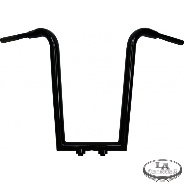 1 1/2" TREE HUGGER MITER CUT APE HANGER BARS 19" CHROME HD