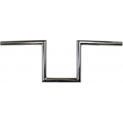 1" NARROW Z-BARS 8" RISE CHROME UNIVERSAL
