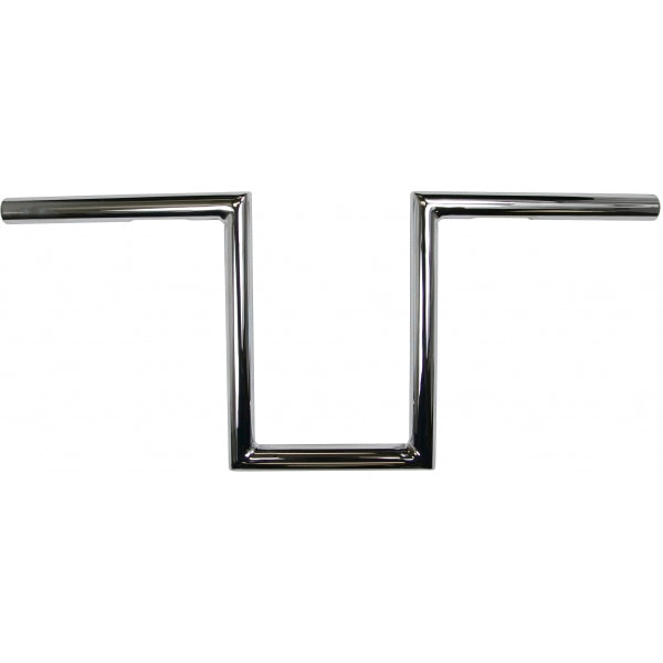 1" NARROW Z-BARS 10" RISE CHROME UNIVERSAL