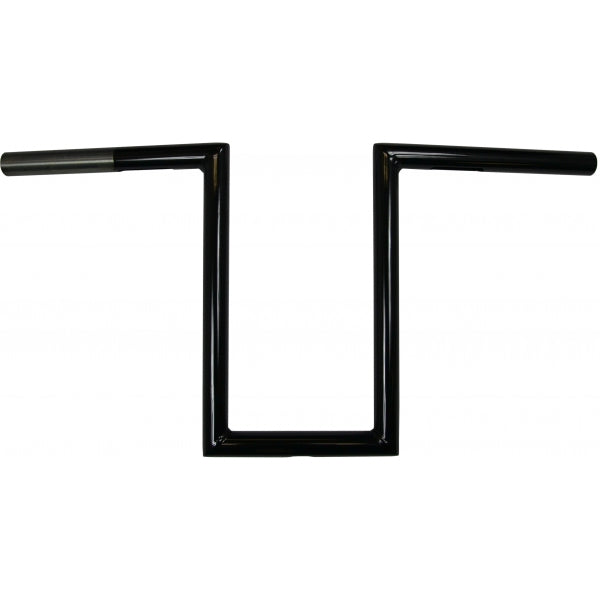 1" NARROW Z-BARS 12" RISE BLACK UNIVERSAL