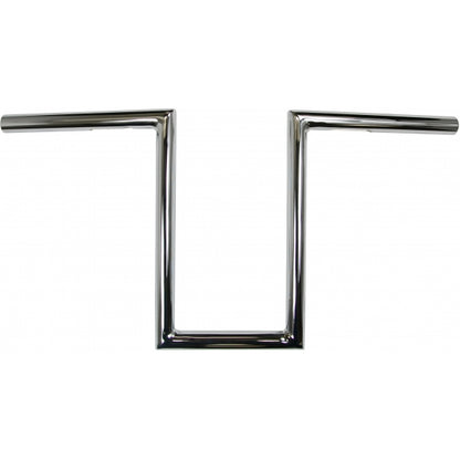 1" NARROW Z-BARS 12" RISE CHROME UNIVERSAL