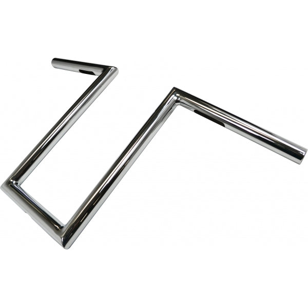 1" NARROW Z-BARS 12" RISE CHROME UNIVERSAL