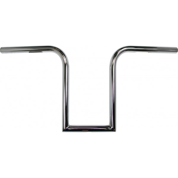 1" NARROW BOURBON APE BARS 12" RISE CHROME UNIVERSAL