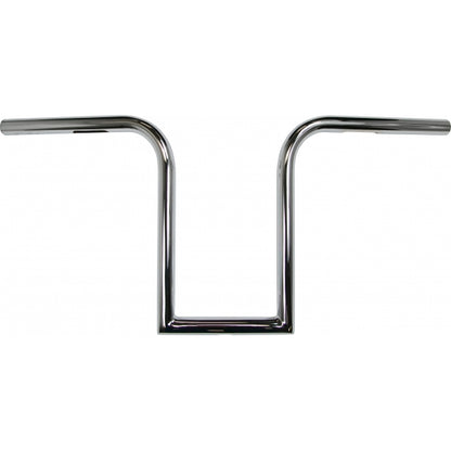 1" NARROW BOURBON APE BARS 12" RISE CHROME UNIVERSAL