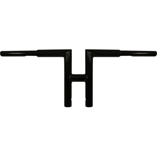 1.25" MITER T-BARS 10" TALL BLACK HD