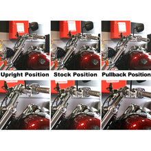 5 DEGREE-TRIPLE TREE RISER ANGLE ADAPTERS BLACK HD