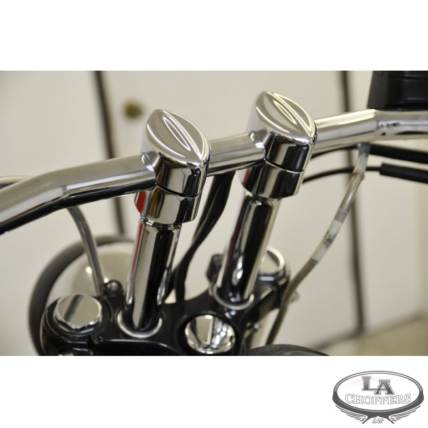 MOHAWK RISERS FOR 1" HANDLEBARS 6" RISE CHROME UNIVERSAL