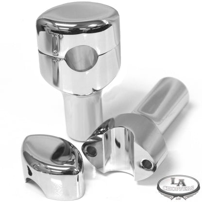 4 Piece Smooth Risers for 1" and 1-1/4" Handlebars