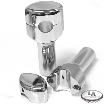 4 Piece Smooth Risers for 1" and 1-1/4" Handlebars