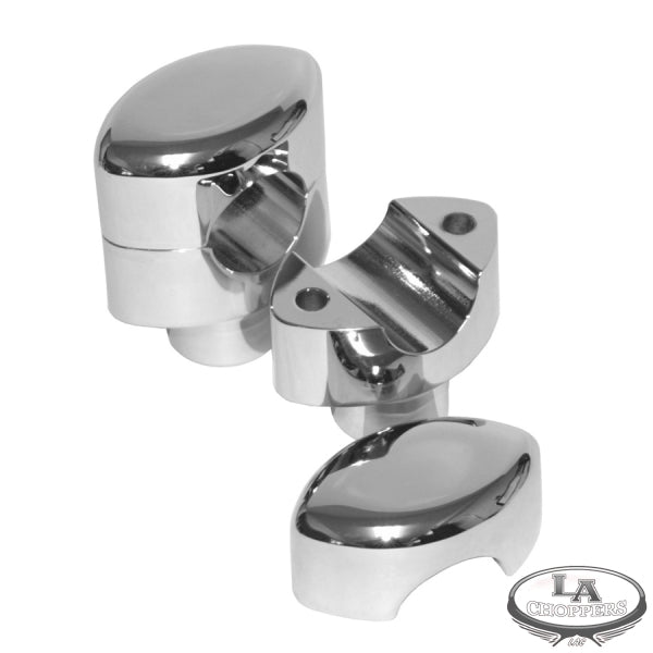 4 Piece Smooth Risers for 1" and 1-1/4" Handlebars