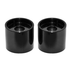 RISER EXTENSIONS FOR 1.5" BARS 1" TALL BLACK UNIVERSAL
