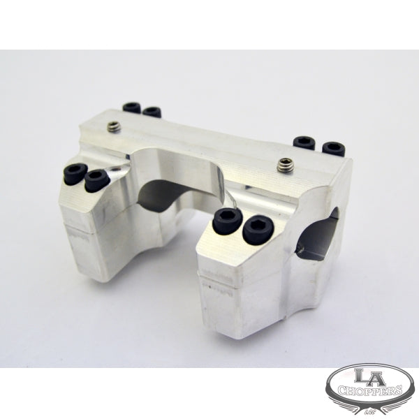 Raw Handlebar Clamps for Road Kings and Road Glides