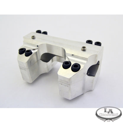 Raw Handlebar Clamps for Road Kings and Road Glides