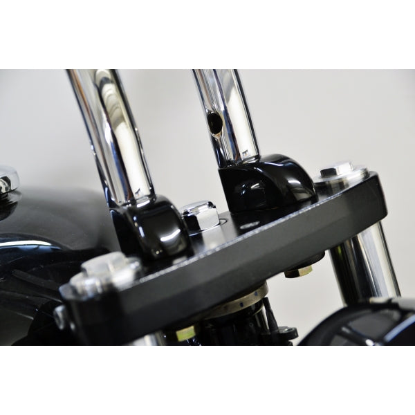 2" PULLBACK RISER EXTENSIONS - BLACK