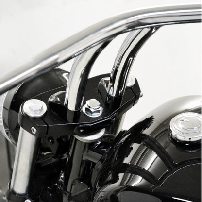 2" PULLBACK RISER EXTENSIONS - BLACK