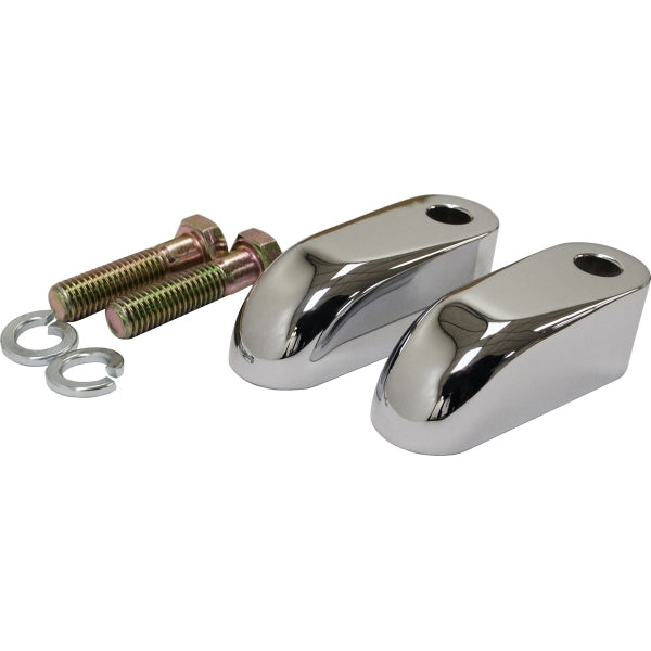 2" PULLBACK RISER EXTENSIONS - CHROME