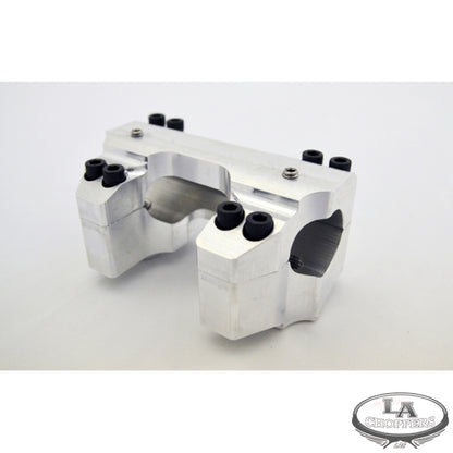 Raw Handlebar Clamps for Road Kings and Road Glides