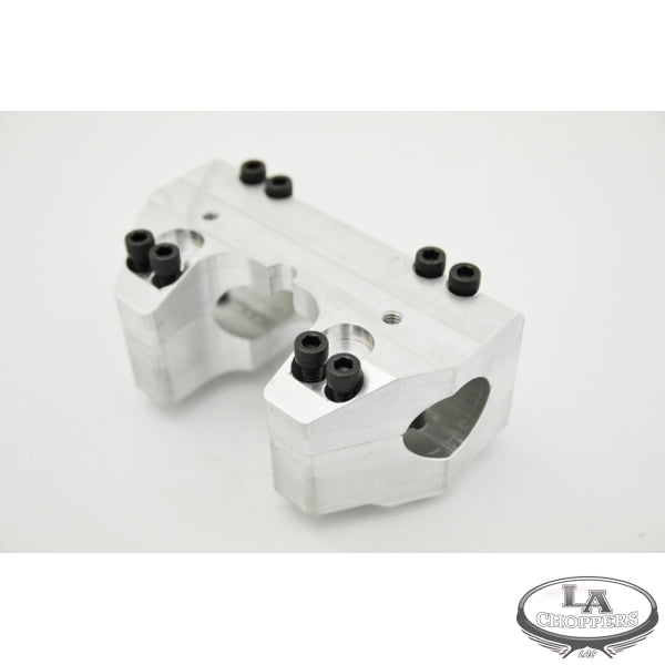 Raw Handlebar Clamps for Road Kings and Road Glides