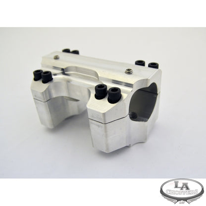 Raw Handlebar Clamps for Road Kings and Road Glides