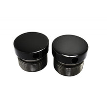 39MM FLUSH MOUNT FORK CAPS - BLACK