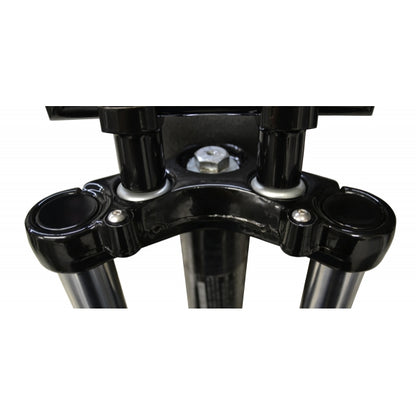 39MM FLUSH MOUNT FORK CAPS - BLACK