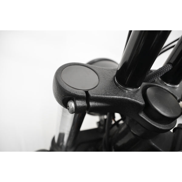 49MM FLUSH MOUNT FORK CAPS - BLACK
