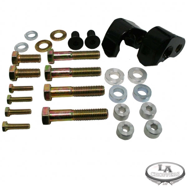 1" REAR LOWERING KIT BLACK