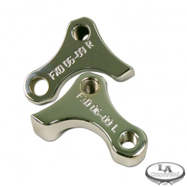 1"  REAR LOWERING KIT CHROME FOR HD