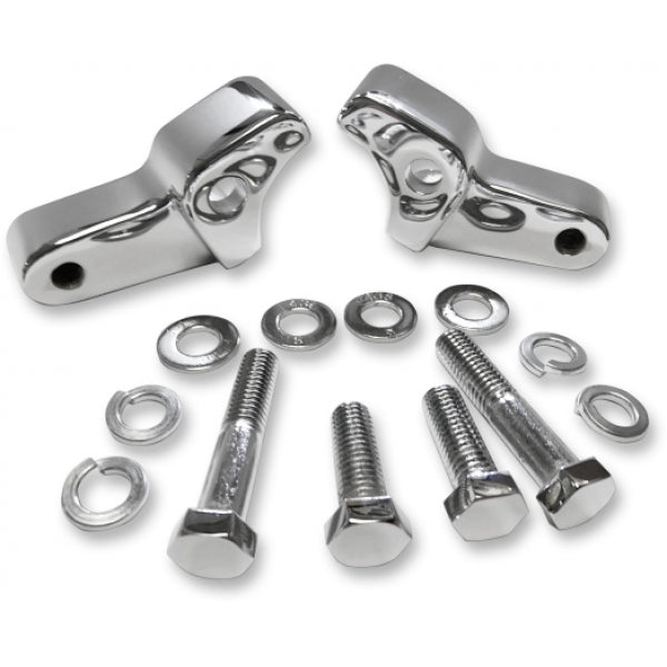 REAR LOWERING KIT FLH-FLT / -25,4 MM (1") / NATURAL-CHROME / STEEL